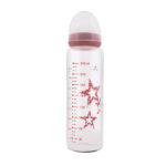 Бутылочка стеклянная, анти-коликовая, 240мл , Lorelli Pink — изображение 2