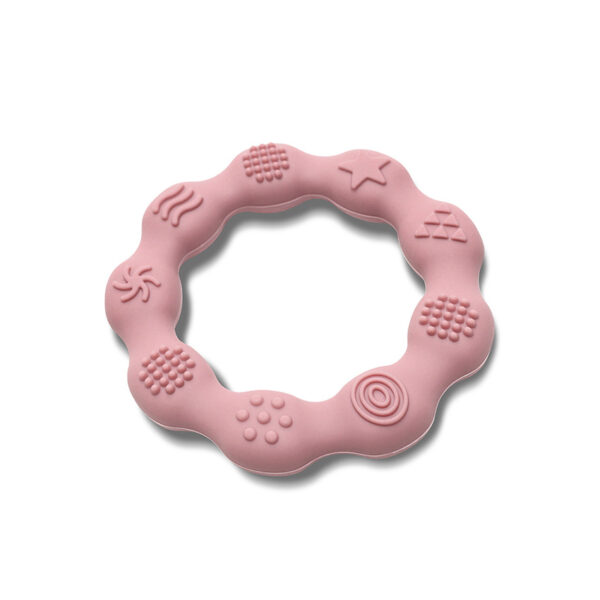 Прорезыватель для зубов ​​из силикона Lorelli RING Deep Pink — изображение 2