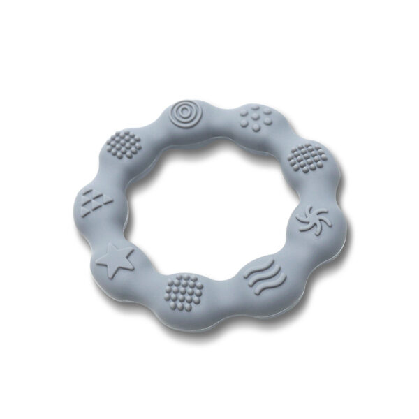 Прорезыватель для зубов ​​из силикона Lorelli RING Grey — изображение 4
