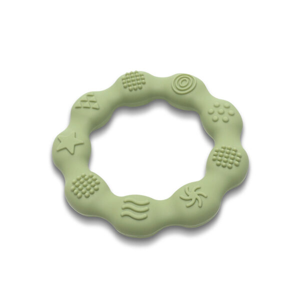 Прорезыватель для зубов ​​из силикона Lorelli RING Fresh Green — изображение 2
