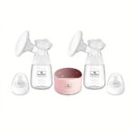 Молокоотсос электрический, двойной Lorelli DAILY COMFORT Pink