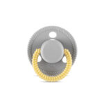 Пустышка силиконовая 0+ мес.  Lorelli CIRCLE Grey