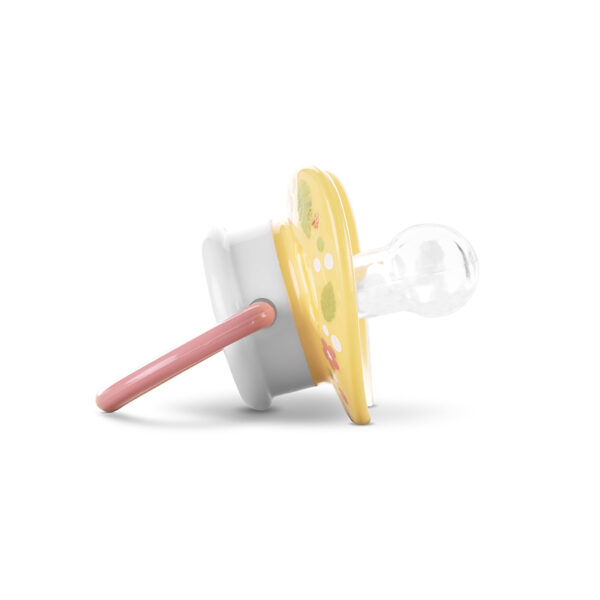 Пустышка силиконовая 6+ мес. 2 шт.  Lorelli YELLOW/PINK — изображение 6
