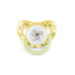 Suzeta din silicon 0+ luni. 2 buc. Lorelli YELLOW/GREEN - imagine 5