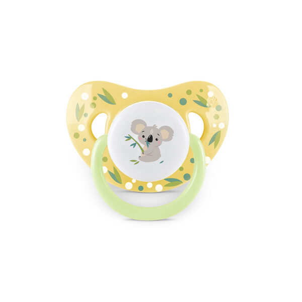 Suzeta din silicon 0+ luni. 2 buc. Lorelli YELLOW/GREEN - imagine 5
