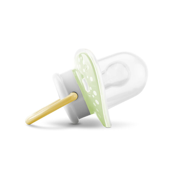 Suzeta din silicon 0+ luni. 2 buc. Lorelli YELLOW/GREEN - imagine 4