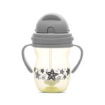 Бутылочка спорт с ручками 275 мл, Lorelli Grey/Yellow