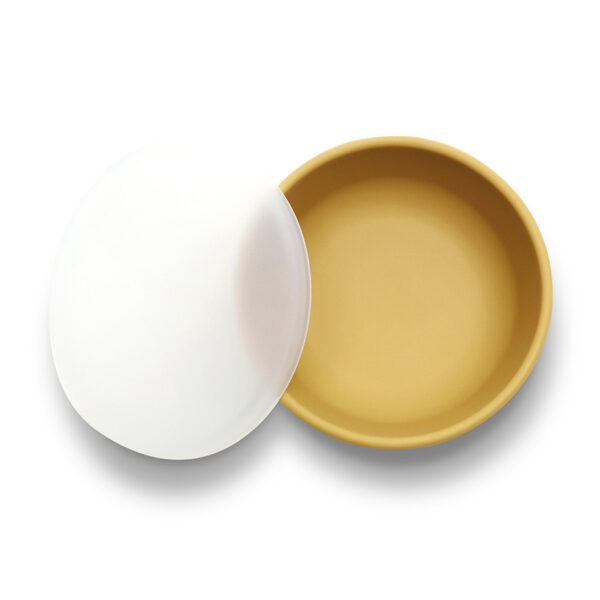 Силиконовая миска с крышкой Lorelli Yellow — изображение 2