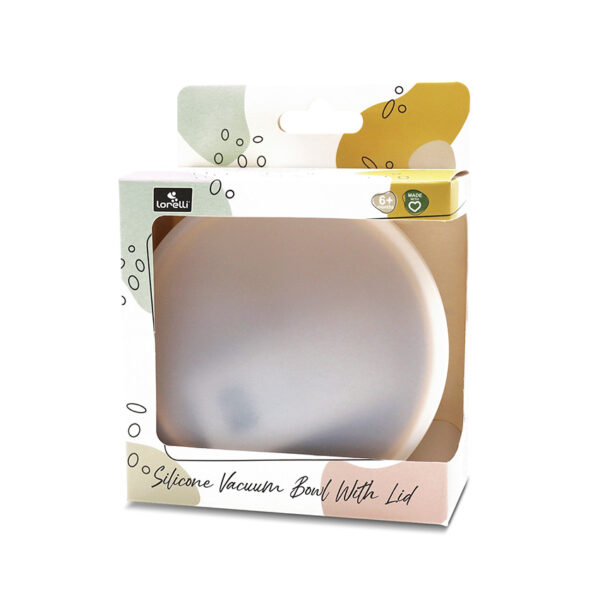 Силиконовая миска с крышкой Lorelli Yellow — изображение 3