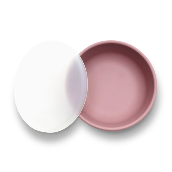 Силиконовая миска с крышкой Lorelli Deep Pink — изображение 2