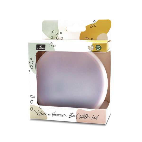 Силиконовая миска с крышкой Lorelli Deep Pink — изображение 3