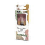 Силиконовые ложки с бамбуком 2 шт. Lorelli Deep Pink — изображение 3