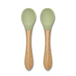 Силиконовые ложки с бамбуком 2 шт. Lorelli Fresh Green