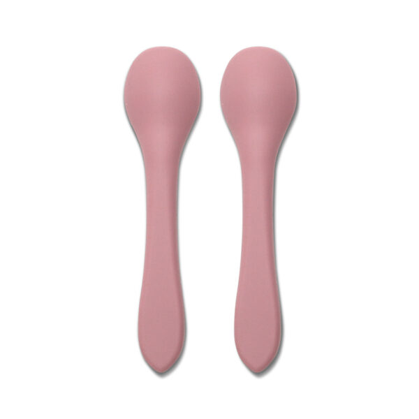 Силиконовые ложки 2 шт. Lorelli Deep Pink — изображение 2