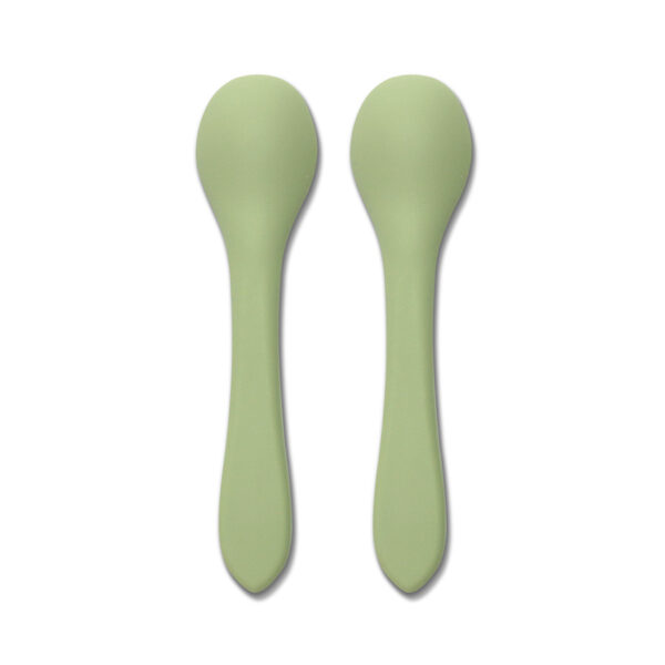 Силиконовые ложки 2 шт. Lorelli Fresh Green — изображение 2