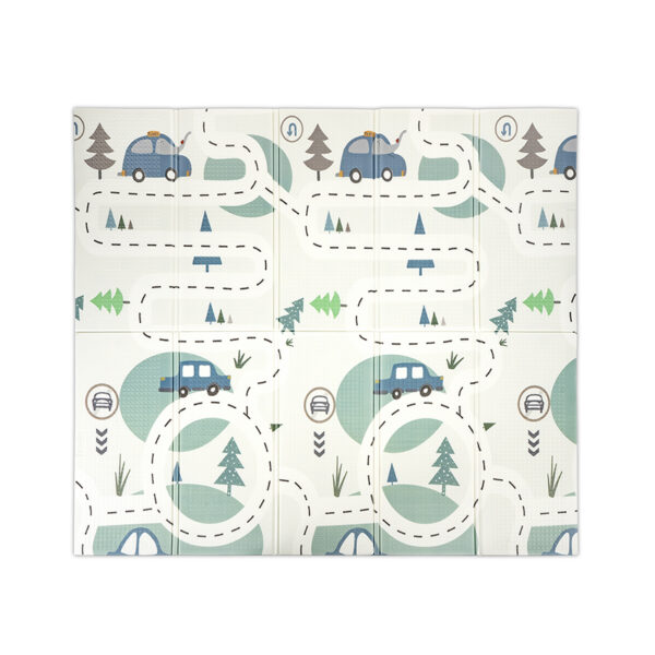 Covoras termo pentru copii 180х200х1сm Lorelli FUNNY CITY & STARS - imagine 2