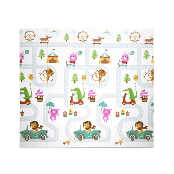Covoras termo pentru copii 180х200х1сm Lorelli WILD ANIMALS AVENUE - imagine 2