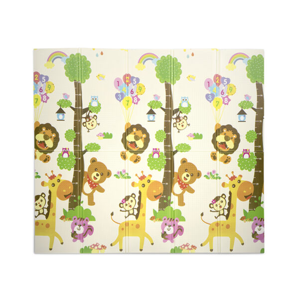 Covoras termo pentru copii 180х200х1сm Lorelli UNDER THE RAINBOW - imagine 2