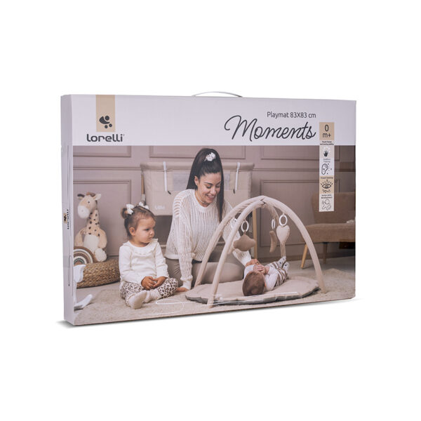 Коврик игровой Lorelli MOMENTS, Beige — изображение 3