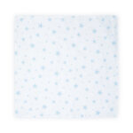 Пелёнка Lorelli Muslin Swaddle Blanket 80x80 cm,  Blue Stars