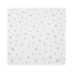 Пелёнка Lorelli Muslin Swaddle Blanket 80x80 cm, Grey Stars