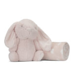 Подарочный плед и мягкая игрушка Lorelli HAPPY PEACH BUNNY
