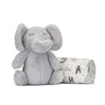 Подарочный плед и мягкая игрушка Lorelli HAPPY GREY ELEPHANT