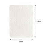 Păturică moale Lorelli TWINKLE 80×110 cm, White - imagine 2