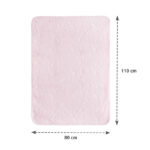 Păturică moale Lorelli TWINKLE 80×110 cm, Pink - imagine 2