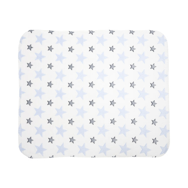 Păturică cu pernuță-animaluț Lorelli POFFY DUO TEDDY BEAR Blue - imagine 4