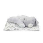 Păturică cu pernuță-animaluț Lorelli POFFY DUO TEDDY BEAR Grey - imagine 2