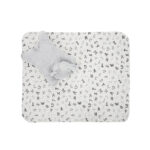Păturică cu pernuță-animaluț Lorelli POFFY DUO TEDDY BEAR Grey - imagine 3