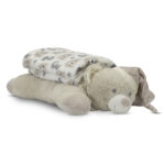 Păturică cu pernuță-animaluț Lorelli POFFY DUO TEDDY BEAR Beige