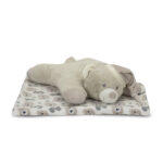 Păturică cu pernuță-animaluț Lorelli POFFY DUO TEDDY BEAR Beige - imagine 2