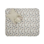 Păturică cu pernuță-animaluț Lorelli POFFY DUO TEDDY BEAR Beige - imagine 3