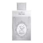 Set lenjerie pat 3 elem. Lorelli COSY LITTLE BEAR Grey