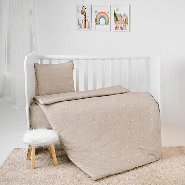 Набор постельного белья 3 эл. Lorelli COSY SKY Beige — изображение 2