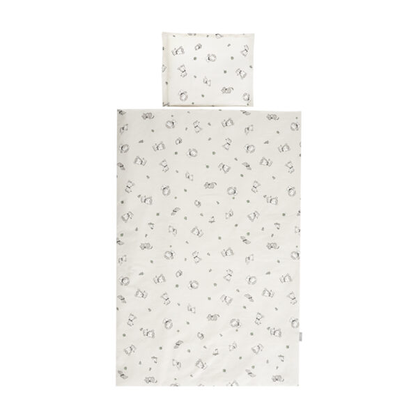 Set lenjerie pat 3 elem. Lorelli COSY JUNGLE Beige - imagine 2