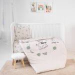 Set lenjerie pat 3 elem. Lorelli COSY JUNGLE Beige - imagine 3