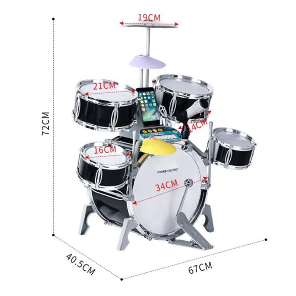 Set tobe pentru copii Performer Happy Jazz drum - imagine 7
