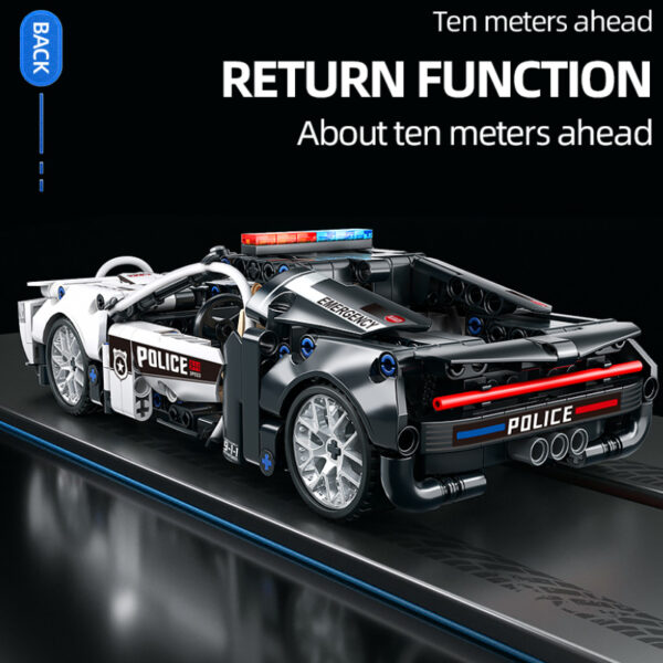Constructor Mașină de poliție sport, 400 elem. - imagine 5