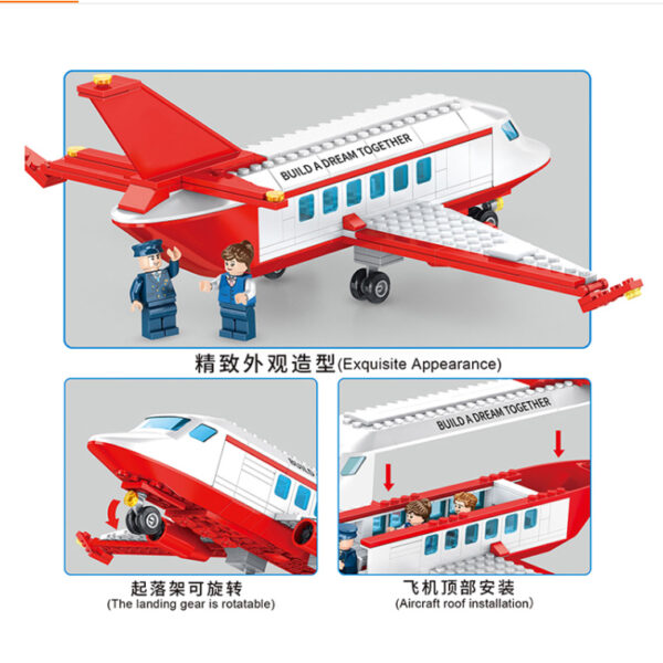 Constructor Avion privat, 402 copii. - imagine 2