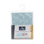 Пледик Lorelli Muslin Swaddle Blanket 80x80 cm, Blue Dots /10340091906/