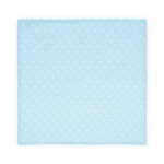 Пледик Lorelli Muslin Swaddle Blanket 80x80 cm, Blue Dots /10340091906/ - imagine 2