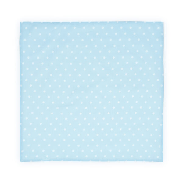 Пледик Lorelli Muslin Swaddle Blanket 80x80 cm, Blue Dots /10340091906/ - imagine 2