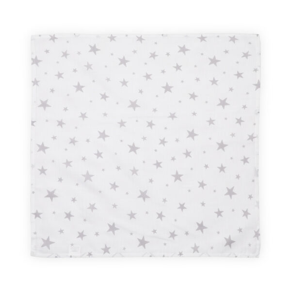 Пледик Lorelli Muslin Swaddle Blanket 80x80 cm, Grey Dots /10340091909/ - imagine 2
