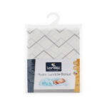 Пледик Lorelli Muslin Swaddle Blanket 80x80 cm, Grey Lines /10340091908/