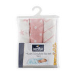Набор пелёнок 3 шт. Muslin Swaddle Blanket 80x80 cm TRIO, Blue Mix