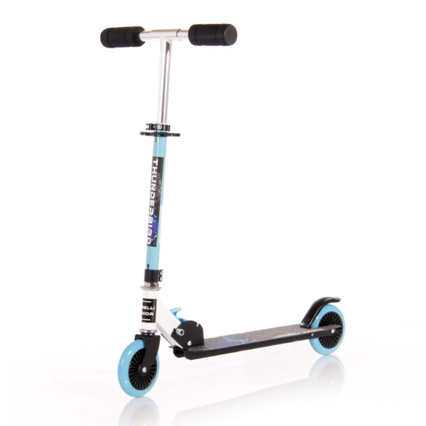 Trotineta cu 2 roti, pliabila, Lorelli THUNDERBIRD Caribbean Blue - imagine 4