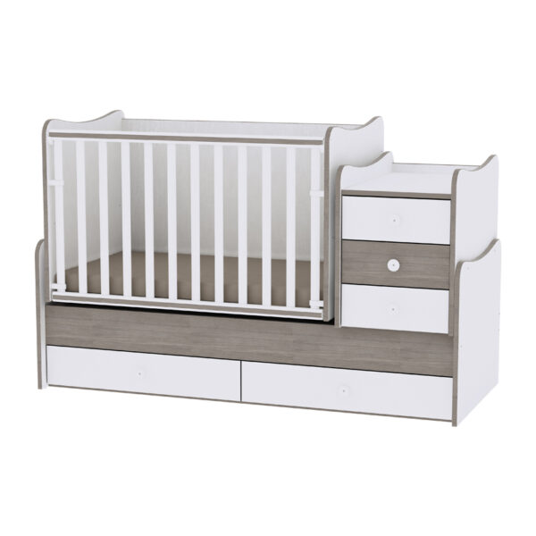 Patuc pentru copii Lorelli MAXI PLUS NEW White Coffee - imagine 2